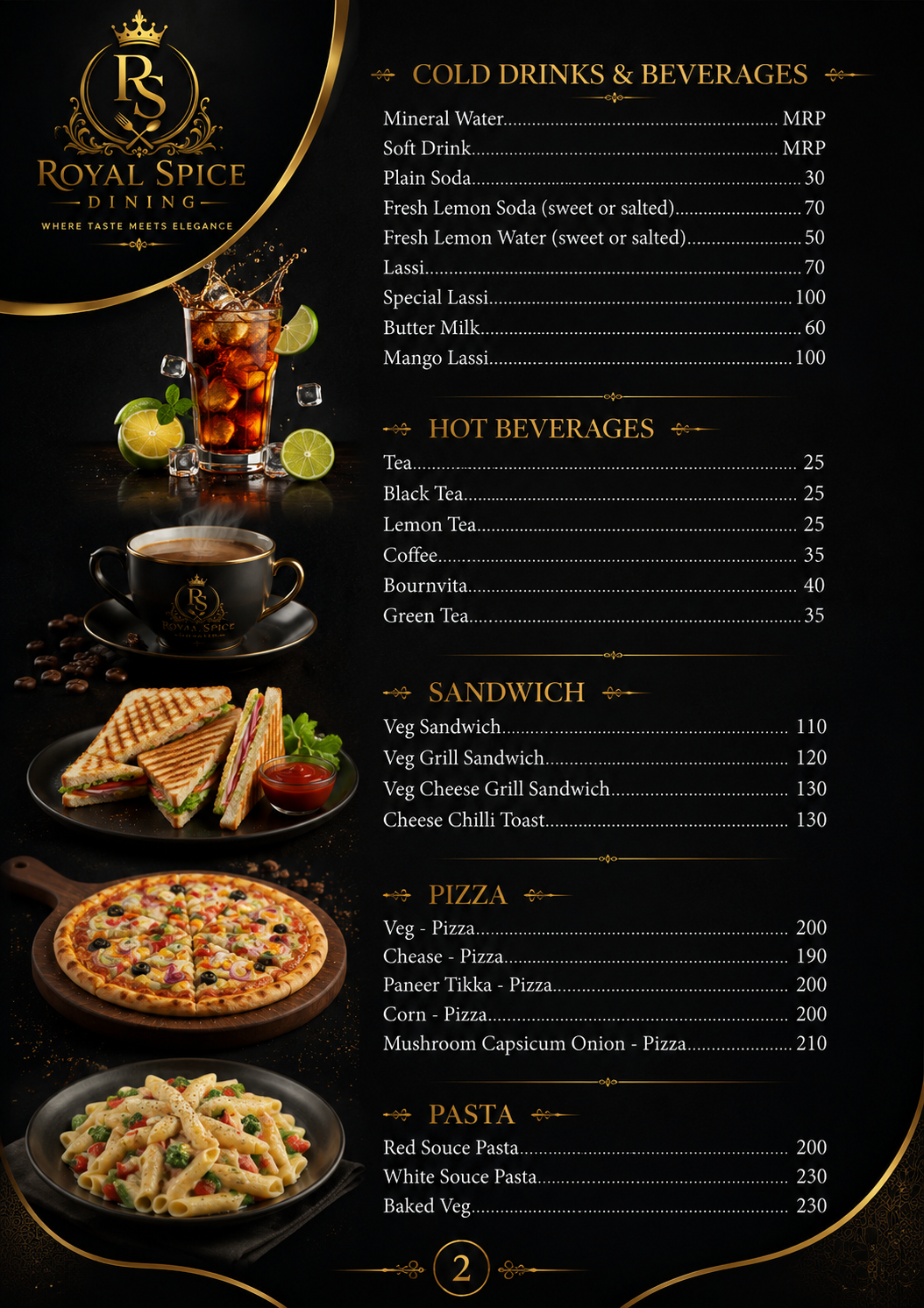 Menu Page 2