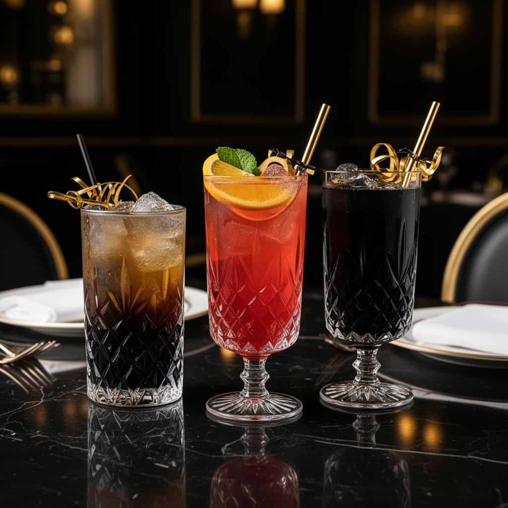 Premium mocktails served at Royal Spice Dining